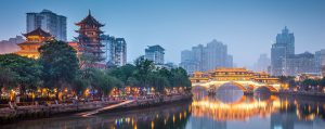 Brücke in Chengdu
